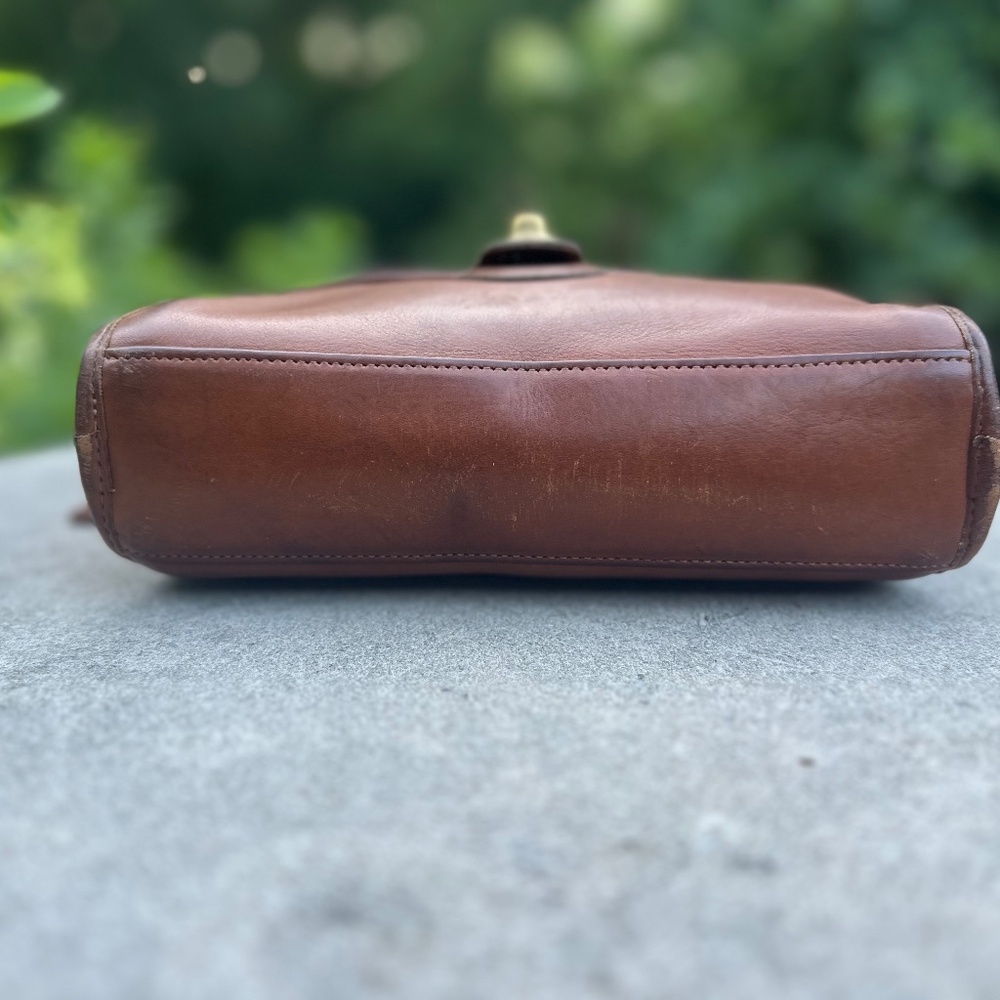 Vintage Coach Devon Leather Shoulder/Crossbody in brown Handbag - Picture 4 of 5